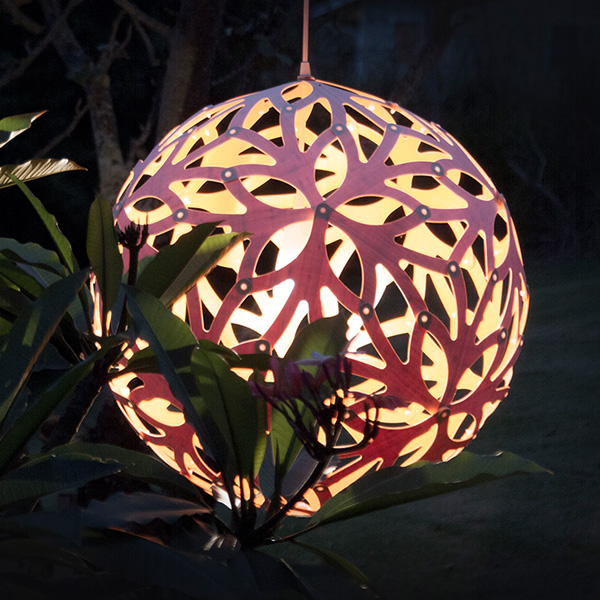 Floral Pendant Light, David Trubridge Design